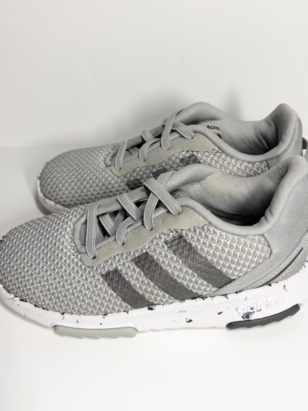 Adidas Racer TR 2.0 Kids Shoes Gray Size 10K H04462 Running Sneakers